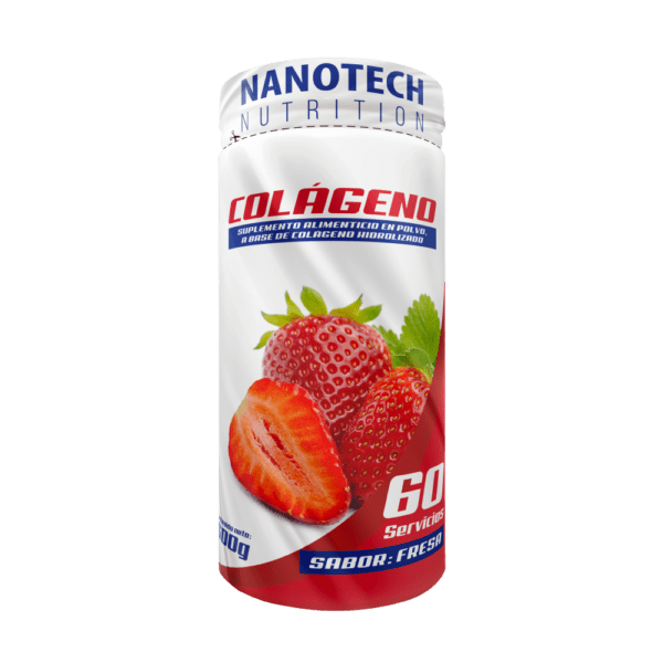 COLÁGENO HIDROLIZADO 600g 60 Servicios - Sabor Fresa