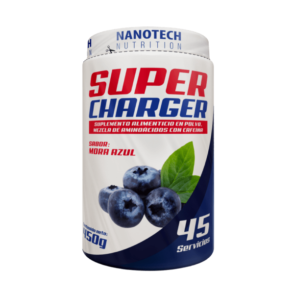 SUPER CHARGER 450g 45 Servicios -Sabor Mora Azul