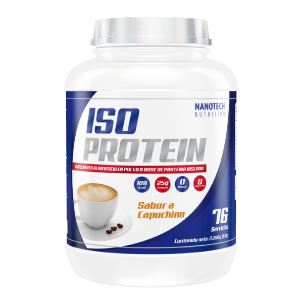 ISO PROTEIN 5lb 76 Servicios - Sabor Capuchino